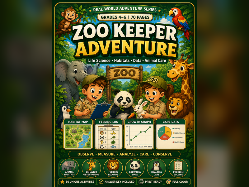 Zoo Keeper Science Activities |Grades 4–6