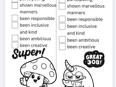 Positive Praise Tickets (CfE / Primary Classroom)