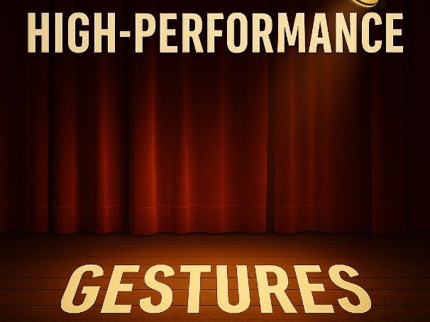 G – Gestures | Acting & Drama Physical Expression Toolkit (Symbolic, Functional, Expressive, Habit)