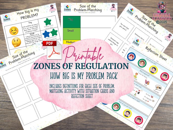 How Big Is My Problem? Zones of Regulation Pack
