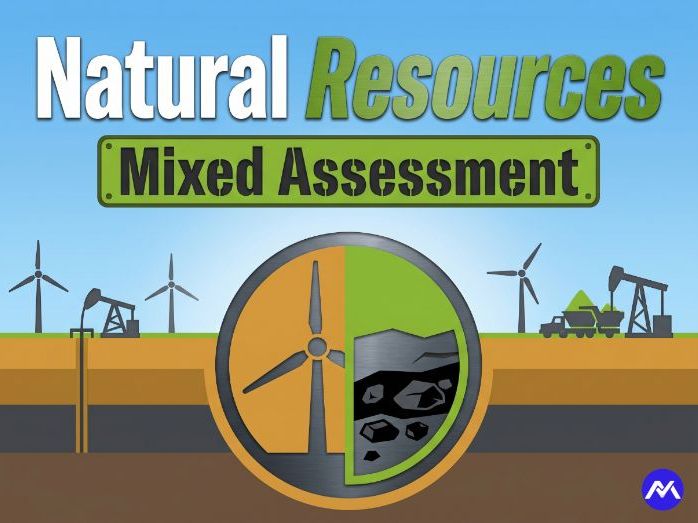 Natural Resources Mixed Assessment for Year 6 Geography - KS2