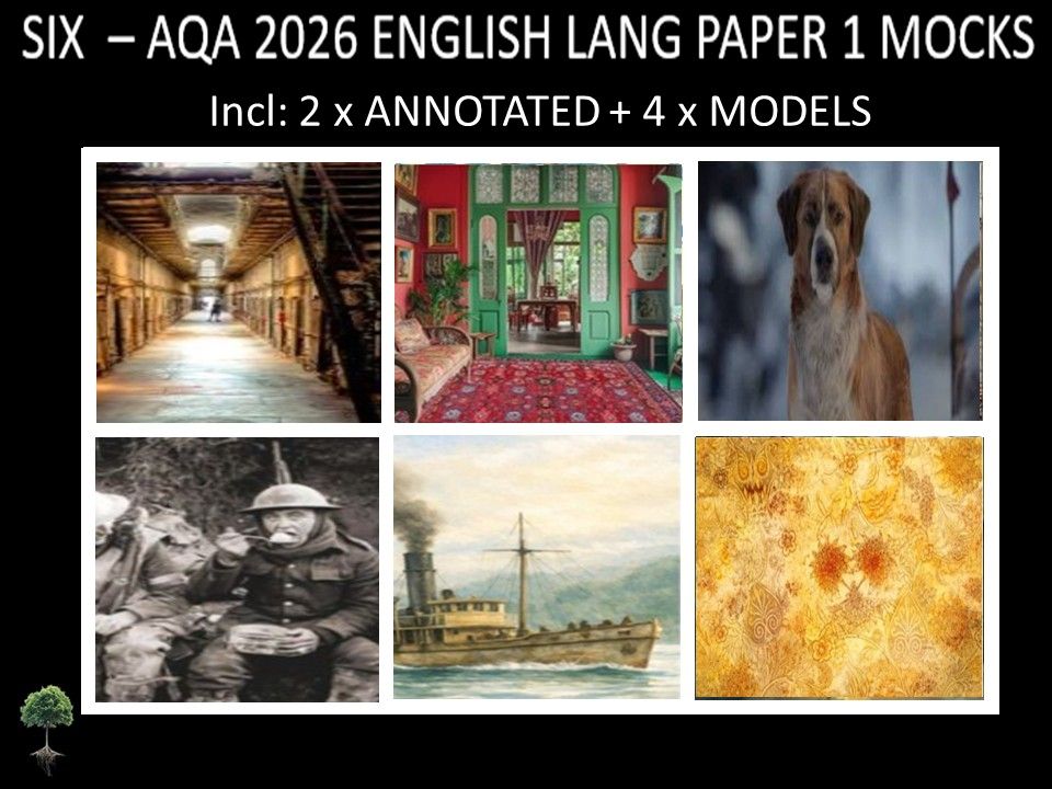 SIX - AQA PAPER 1 | 2026 FULL MOCKS | ANNOTATED | MODELS