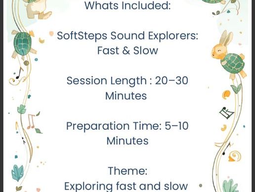 Fast & Slow | Music, Rhythm & Movement |ASN & SEND & EYFS Music Session