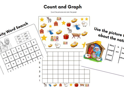 KS1 Nativity and Christmas Activities