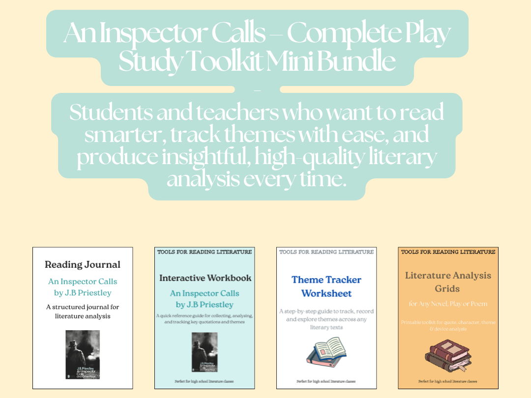 An Inspector Calls – Complete Play Study Toolkit (Mini Bundle)