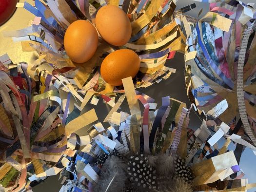 DIY Paper Bird Nest Instructions - Perfect Spring Craft