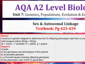 AQA A Level Biology Unit 7 Genetics, Evolution & Ecosystems