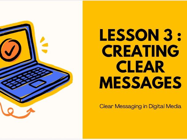 Lesson 3 Creating Clear Message (Woman In Tech)