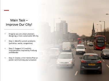 KS3: How Can We Make Our Cities More Sustainable?