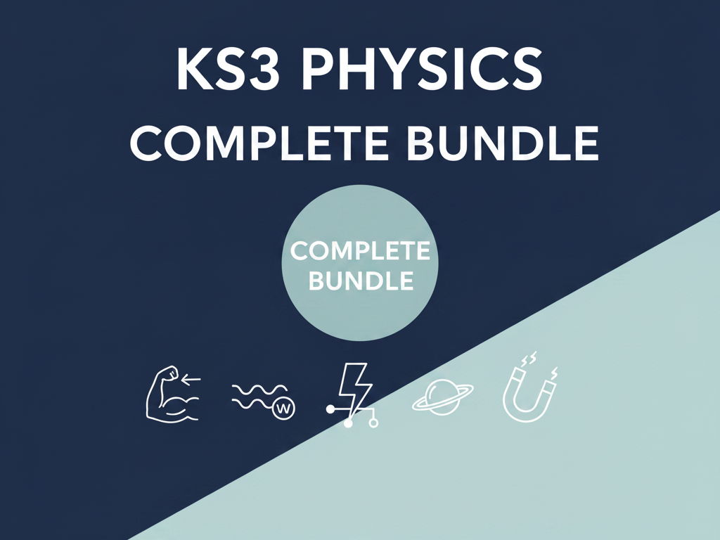 KS3 Physics Complete Bundle | All 16 Worksheets + Spec Check | PDF Download
