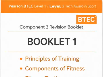 BTEC Sport Component 3 Revision Booklets