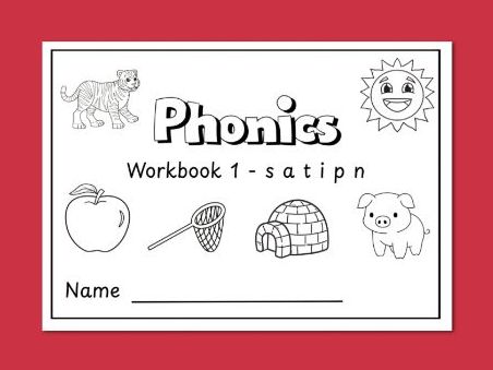 Phonics workbook 1 - s, a, t, i, p, n