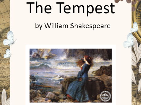 The Tempest Living Novel Study
