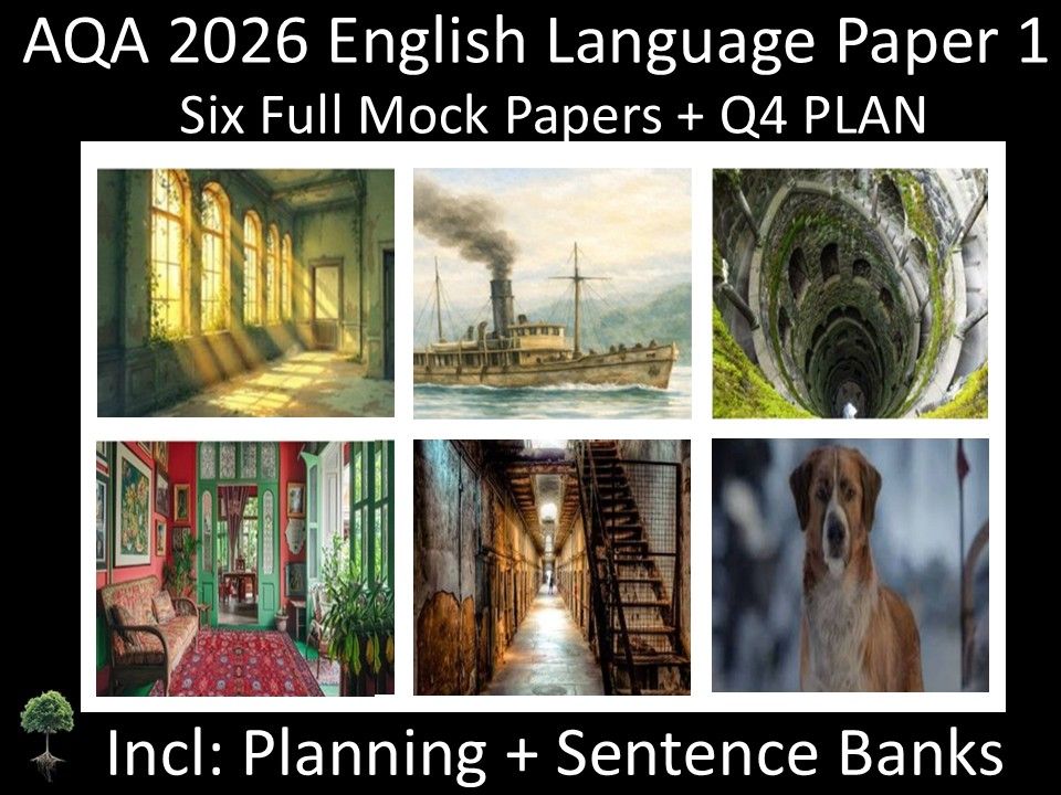 Six 2026 AQA English Language Paper 1 Mocks | Q4 PLAN