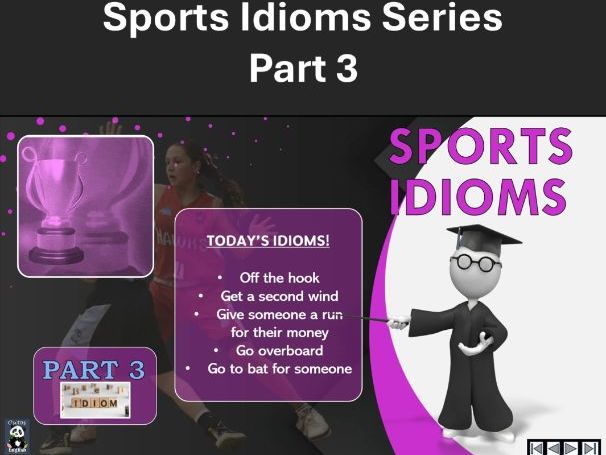 Advanced ESL: Sports Idioms Part 3
