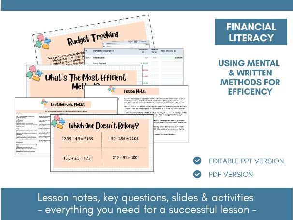 Addition & Subtraction | Integers & Decimals | Lesson Notes, Slides & Activities