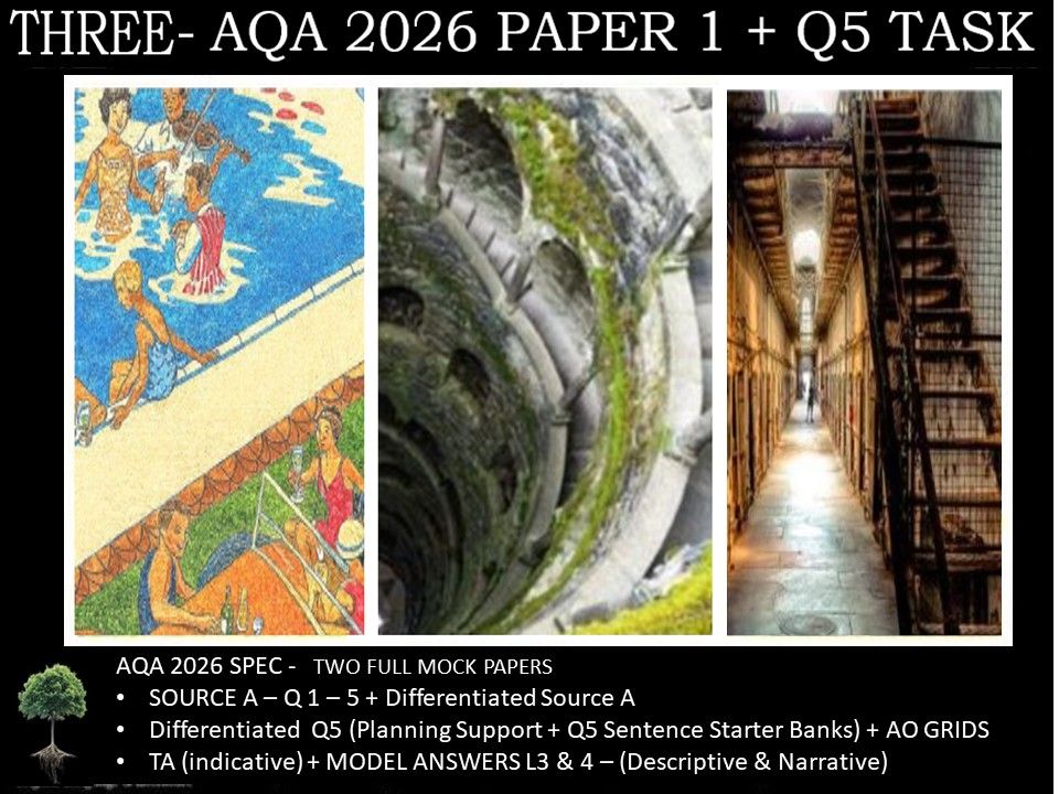 THREE - PAPER 1 | 2026 FULL MOCKS | Q5 TASKS