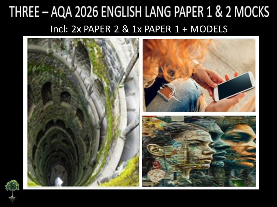 THREE - AQA PAPER 1 & 2 | 2026 FULL MOCKS | MODELS