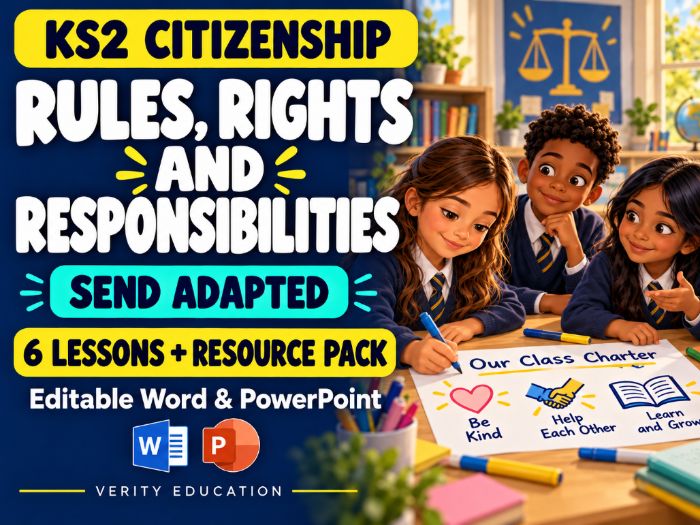 KS2 Citizenship: Rules, Rights and Responsibilities — SEND-Adapted Pack