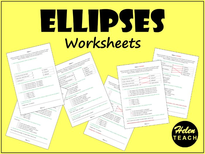 Ellipsis Worksheets | Differentiated | With Answers