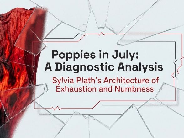 Poppies in July by Sylvia Plath | Senior English Analysis Deck with Activities