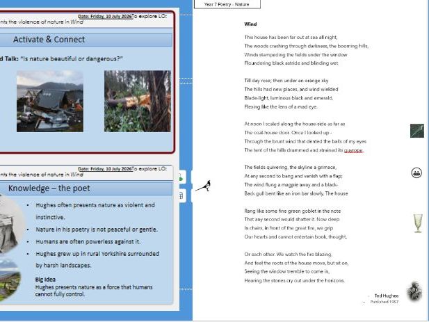 KS3 Poetry Scheme of Work – Year 7