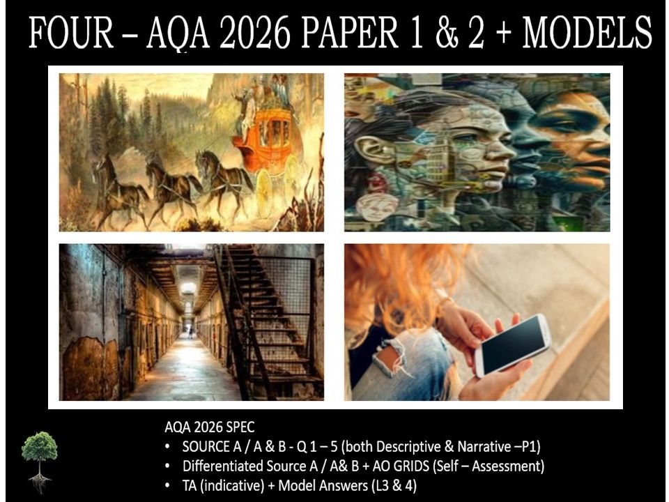 FOUR - AQA PAPER 1 & 2 | 2026 FULL MOCKS | MODELS
