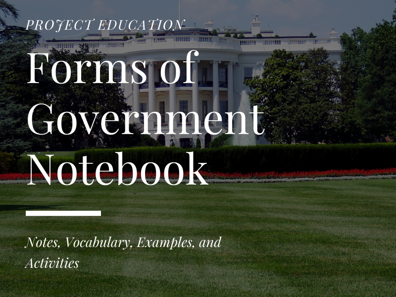 Forms of Government Notebook