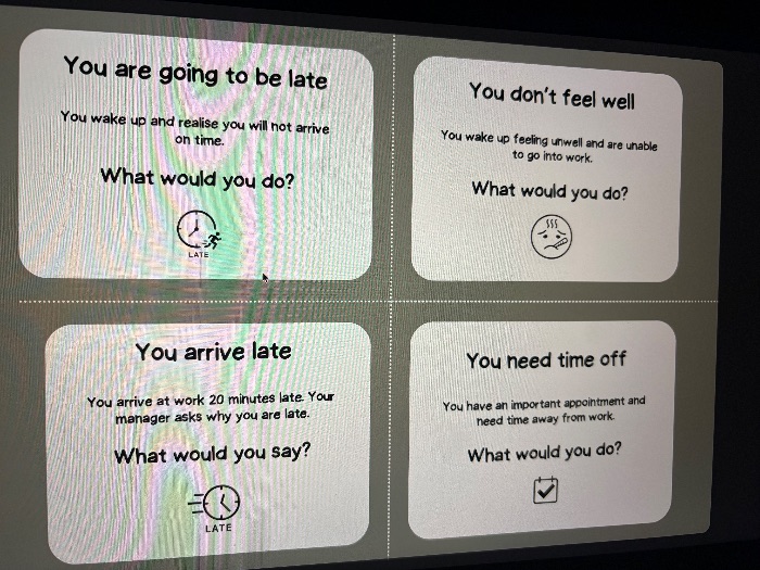 Employability  Workplace Flashcards