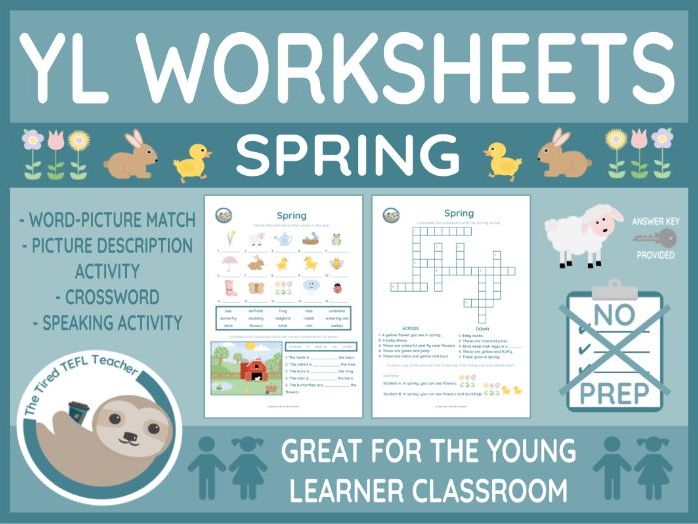 ESL Spring Vocabulary Worksheet