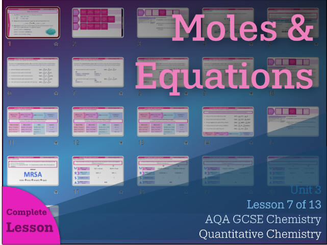 Moles and Equations || Quantitative Chemistry | AQA Chemistry