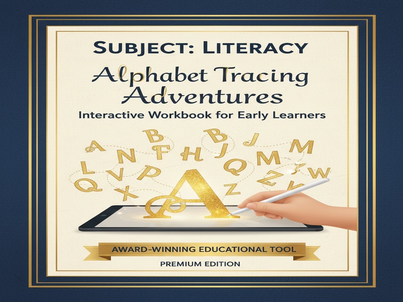 Alphabet Tracing Adventures: Interactive Workbook for Early Learners