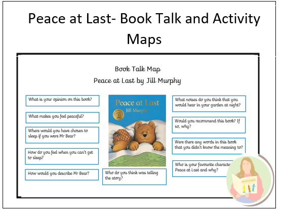 Peace At Last Book Talk Maps Teaching Resources