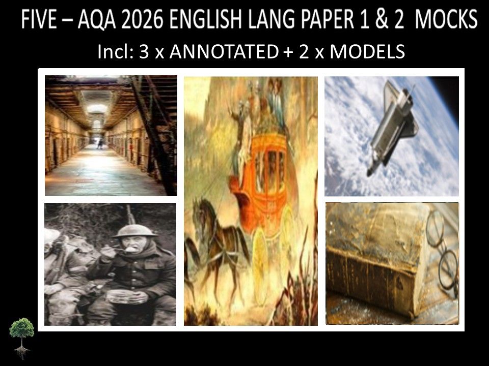 FIVE - AQA PAPER 1 & 2 | 2026 FULL MOCKS | ANNOTATED | MODELS
