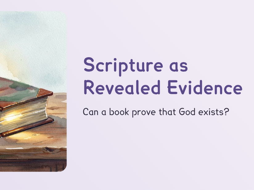 RE - Does Scripture Prove God?