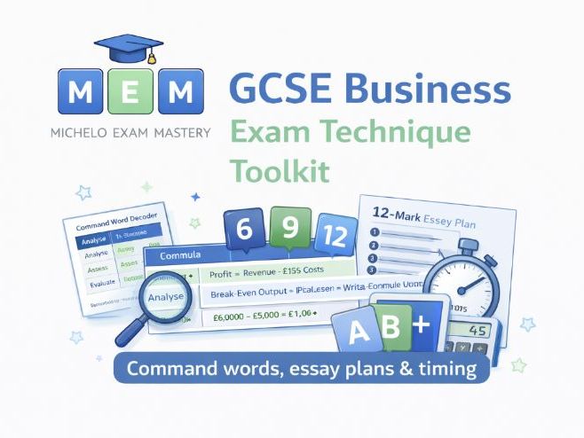 GCSE Business Exam Technique Toolkit