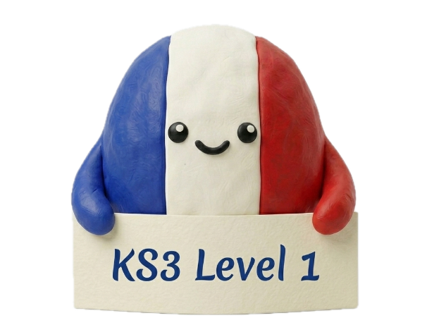 KS3 French Level 1 (Year 7, Year 8 or Year 9 Beginners) - COMPLETE Vocab Bundle + Answers [FREE]