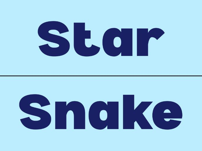 Simple Phonetics Letter S Alphabet Flashcards