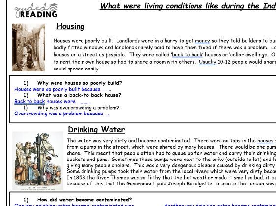 Industrial Revolution - Living conditions (housing and water) (9)