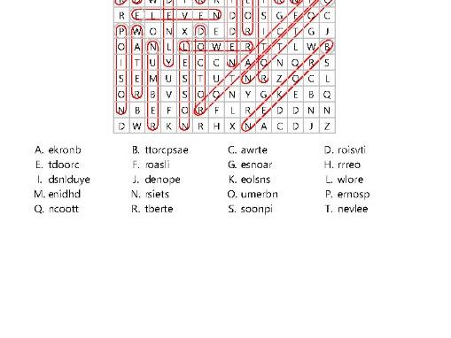 er, or, en, on word endings puzzle