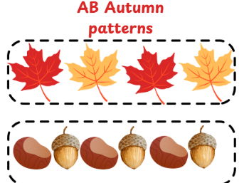 Autumn pattern cards