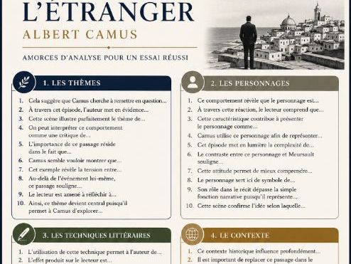 French - Camus - L'étranger
