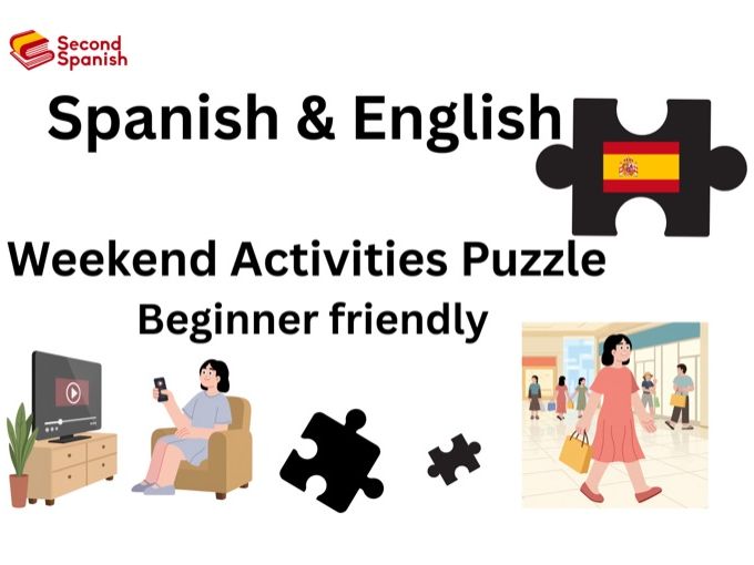 Spanish Weekend Activities Puzzle
