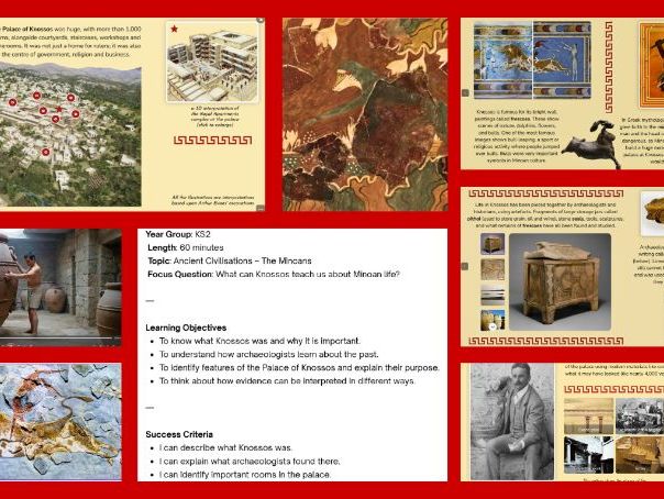 KS2 Ancient Greece & The Minoans - The Palace of Knossos: Lesson Pack