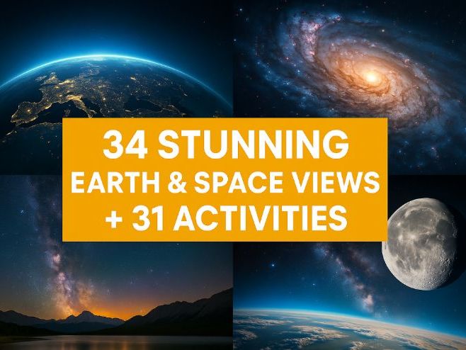 34 Stunning Earth & Space Views + 31 Activities