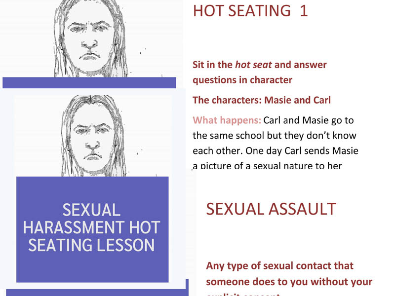 Sexual Harassment Lesson - Group Activity, Displays & Lesson, grades 9-12 (US)
