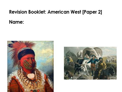 American West Revision Booklet