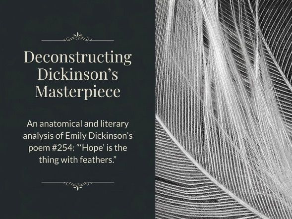 Hope is the Thing with Feathers by Emily Dickinson | Senior English Analysis