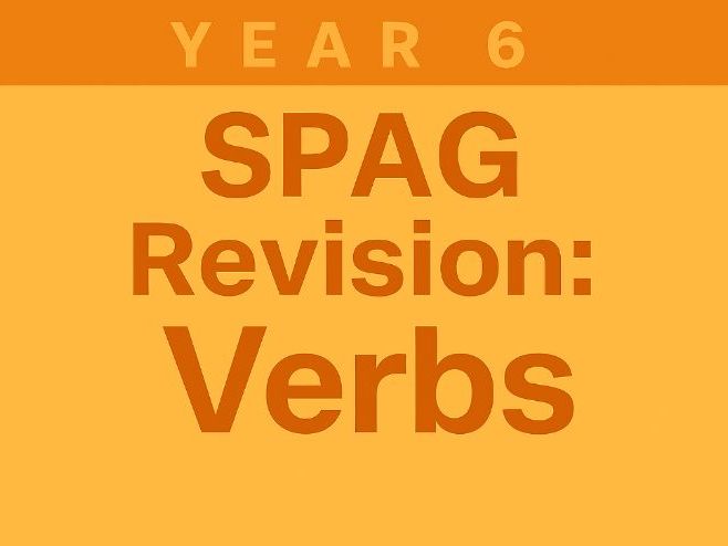 Year 6 SPaG Revision for SATs: Verbs | 20 Questions with Answers