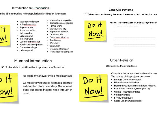 iGCSE Edexcel Geography - Urban
